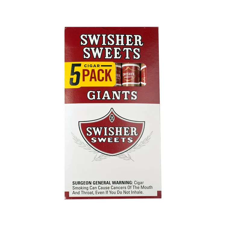 Tabachaze Swisher Sweets Giants Machine Made Cigars 6.12 x 44 1