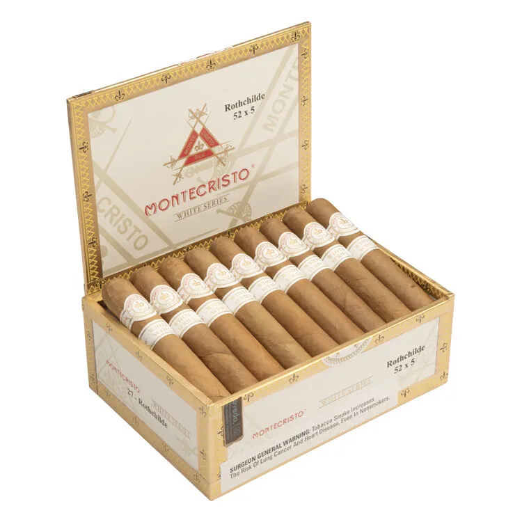 Tabachaze Montecristo White Series Rothchilde Cigar 5 x 52 1