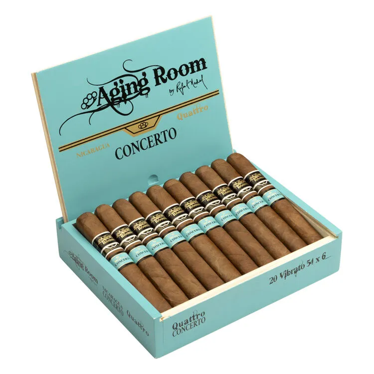 Tabachaze Aging Room Quattro Nicaragua Concerto Vibrato Cigar 6 x 54 1