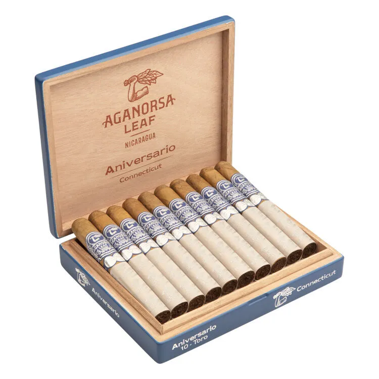 Tabachaze Aganorsa Leaf Aniversario Toro Connecticut 6.25 x 52 1