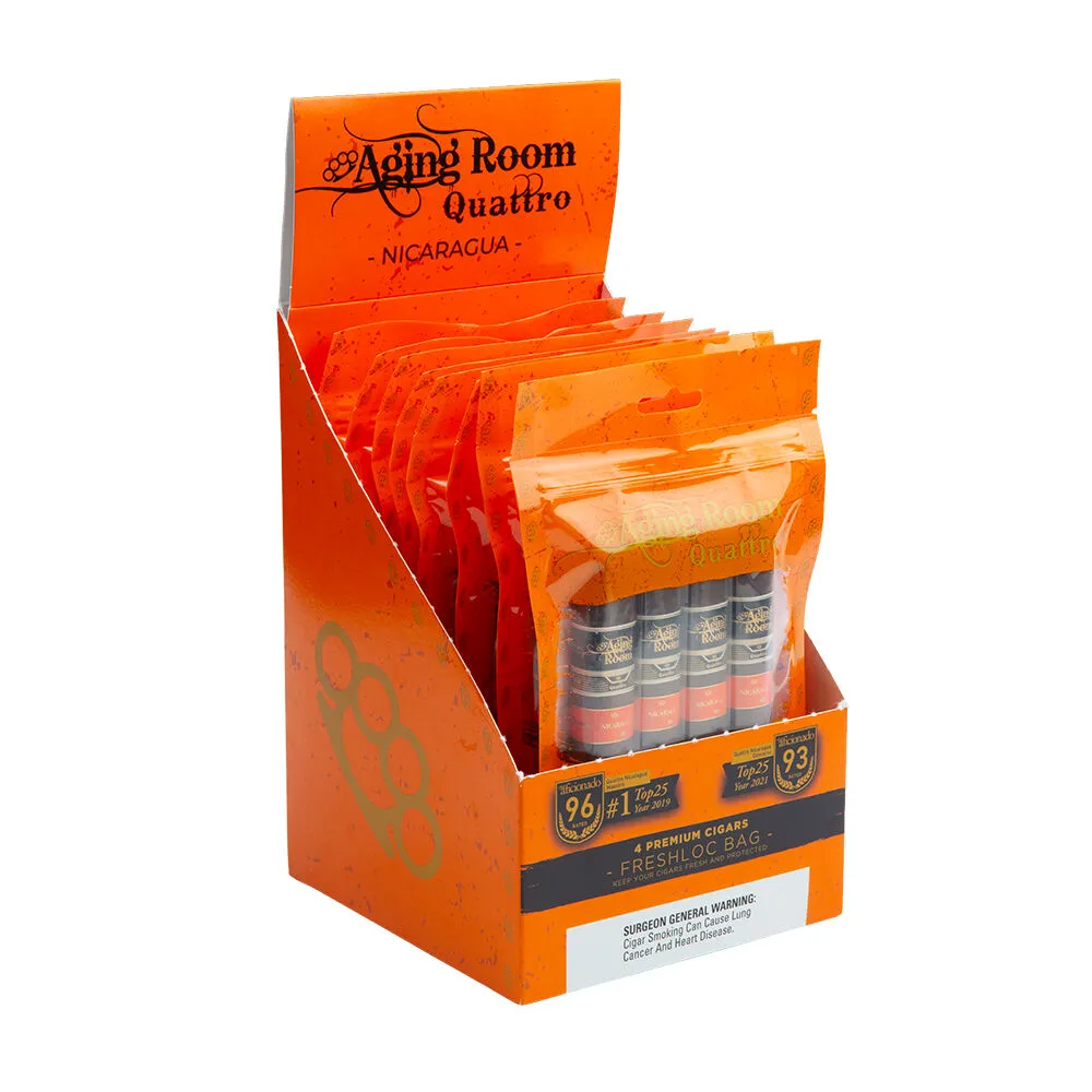 Tabachaze Aging Room Quattro Nicaragua Vibrato Fresh Pack 6 x 54 8-Count 1