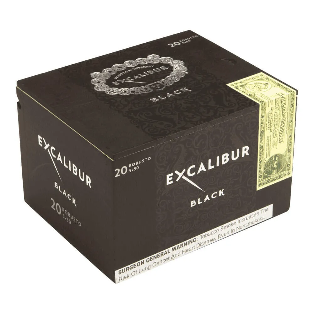 Tabachaze Excalibur Black Robusto Cigar 5 x 50 1