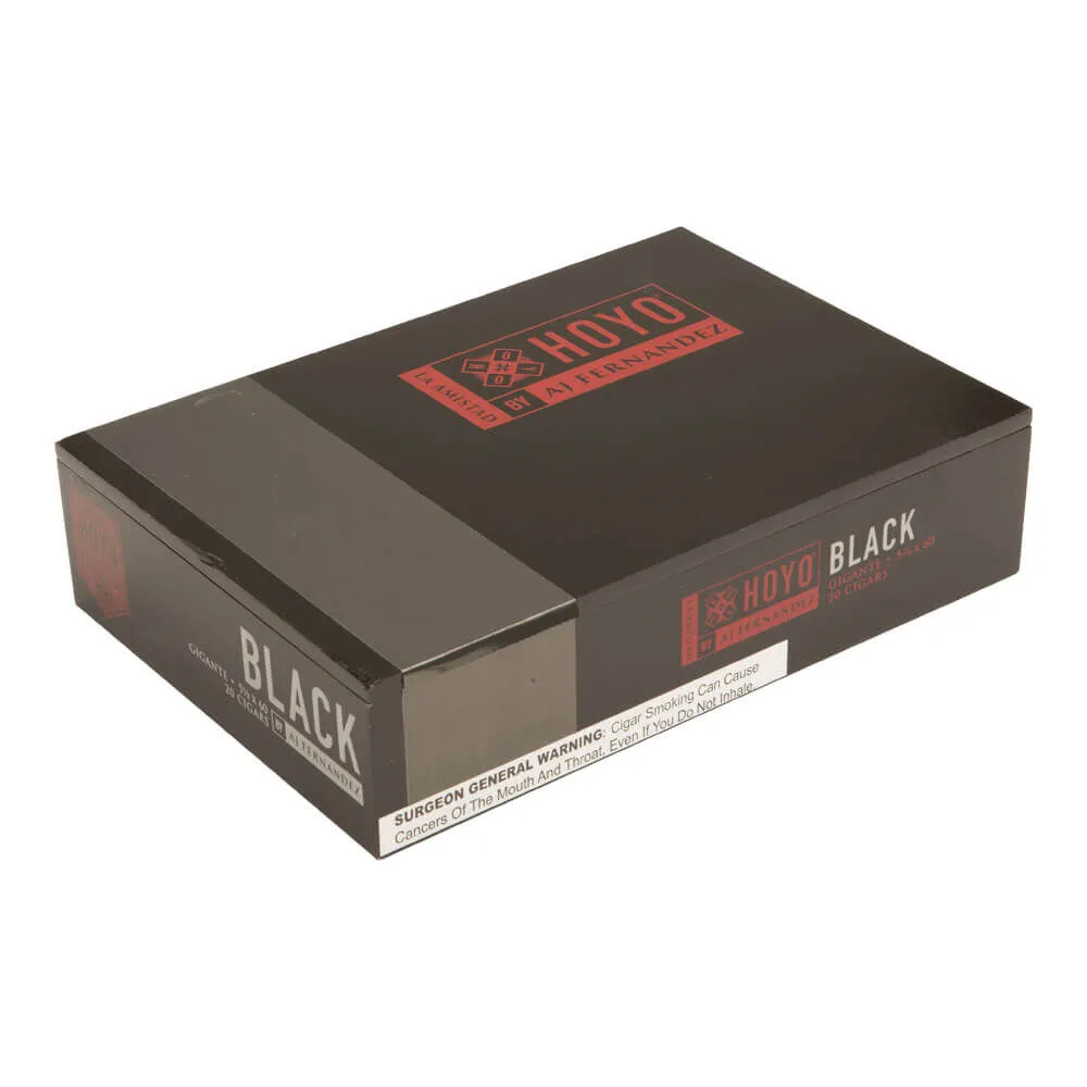 Tabachaze Hoyo La Amistad Black Cigar Box-Pressed 5.88 x 60 2